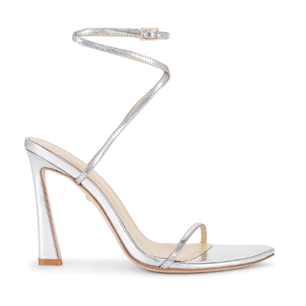 RAYE Moxxi Heel in Silver Metallic – EUC Size 7.5